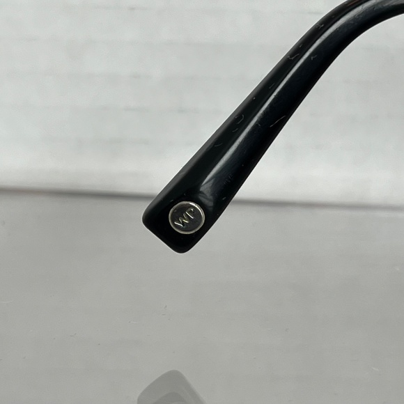 Vintage Warby Parker Piper 100 Black Sunglasses Dark Academia Mod Parisian Chic - Picture 4 of 5